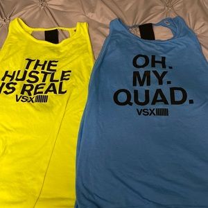 2 Victoria Secret work out tops.